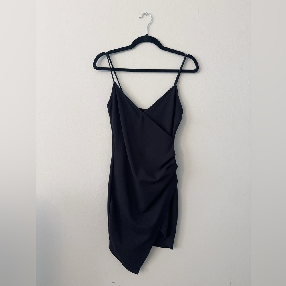 Akira Ruched Mini Bodycon Dress